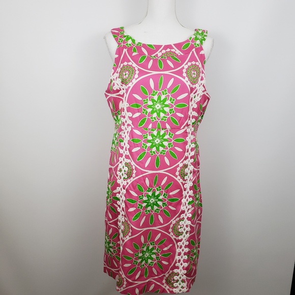 Lilly Pulitzer Dresses & Skirts - Lilly Pulitzer jacqueline hibiscus dress gather 14
